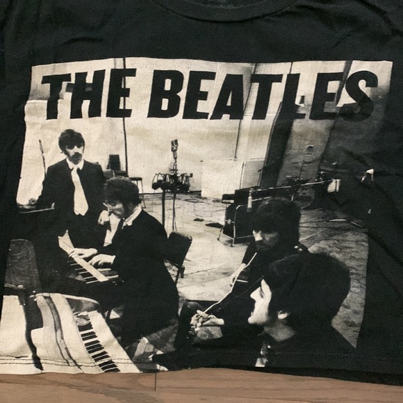 Beatles Graphic Cropped T-shirt - Picture 3 of 4